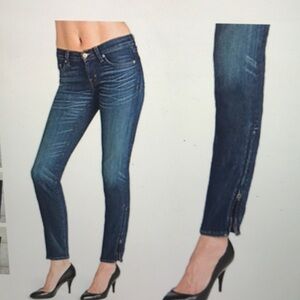 JBRAND DEAL PENCIL LEG JEANS WITH ZIPPER ANKLE 28